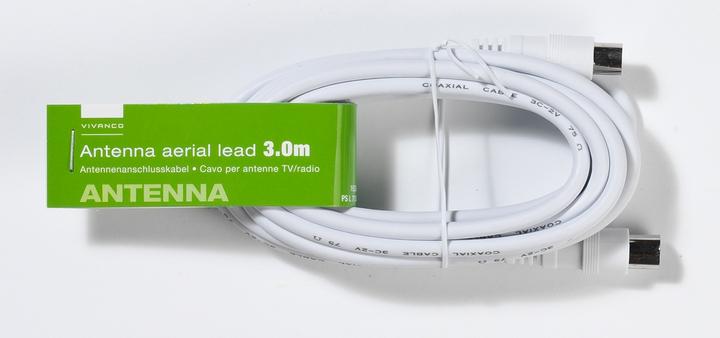 Produktbild Vivanco Koaxst. Koaxkupplung (75 dB, Antennenkabel)