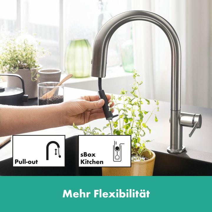 Produktbild hansgrohe Filtersystem 210 Aqittura M91 Ausziehschlauch 1 jet aBox Starter Set S