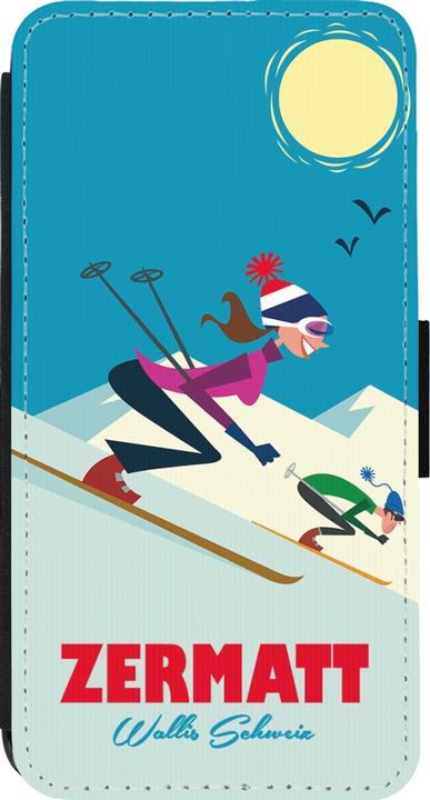 Actual product image PhoneLook Cover Wallet black Zermatt Ski Downhill (Apple iPhone 13 Pro)