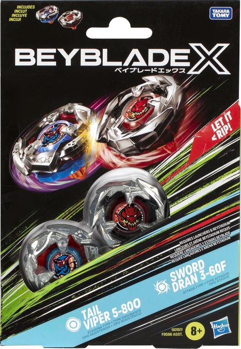 Actual product image Hasbro Bey Bbx Dual Pack Ast (Multilingual)