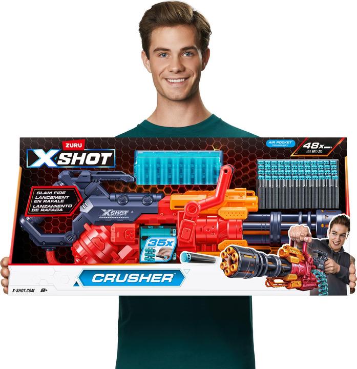 Immagine prodotto Xshot X-Shot - Dart Blaster - Excel - Crusher - 35-Dart Bel + 48 Darts (36382)
