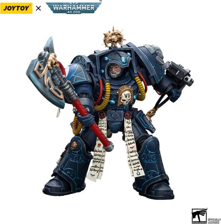 Immagine prodotto Joy Toy Statuetta Warhammer 40k 1/18 Ultramarines Bibliotecario in armatura Terminator 12 cm