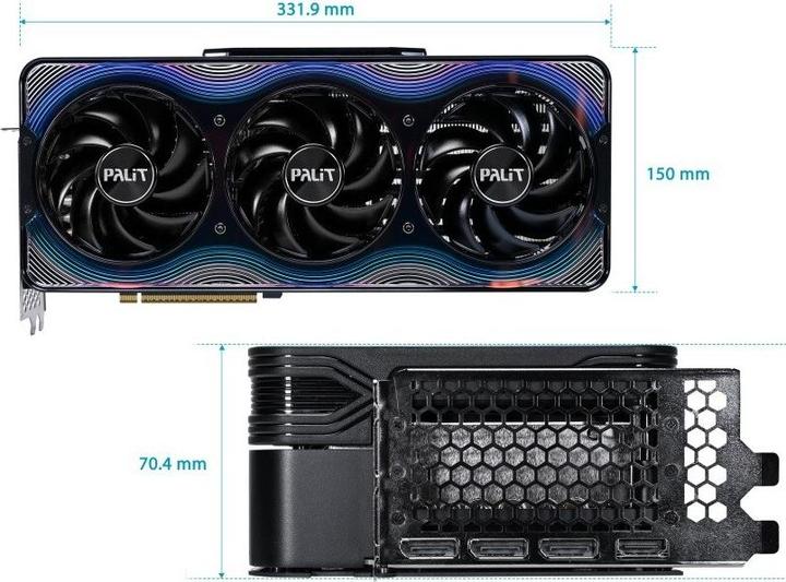 Immagine prodotto XpertVision Palit RTX5070TI GameRock 16GB GDDR7 HDMI 3xDP (16 GB)