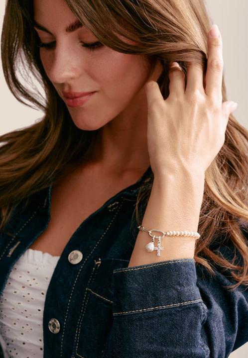 Immagine prodotto Thomas Sabo Charm-Anhänger Süsswasserzuchtperle Connect Silber (Argento)