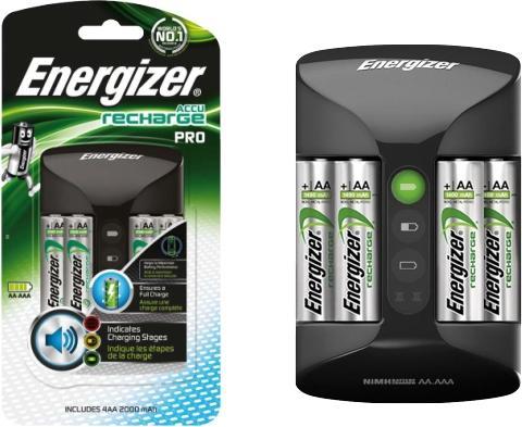 Produktbild Energizer Recharge Pro (4 Stk., AA, 2000 mAh, Ladegerät inkl. Akku)