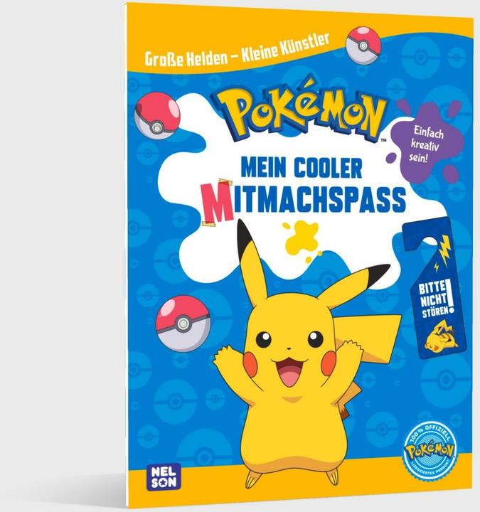 Produktbild Pokémon: Grosse Helden - Kleine Künstler: Mein cooler Mitmachspass