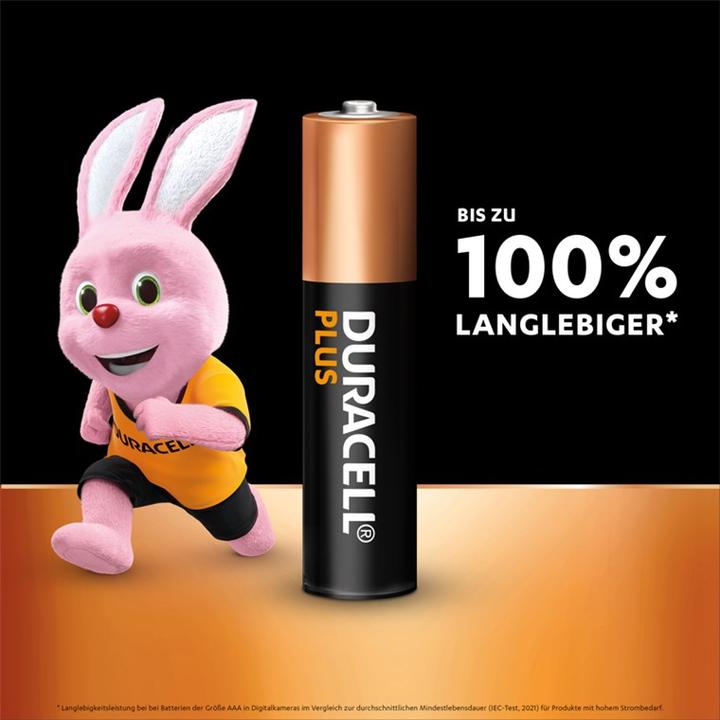 Produktbild Duracell Plus (4 Stk., AAA, 1175 mAh)