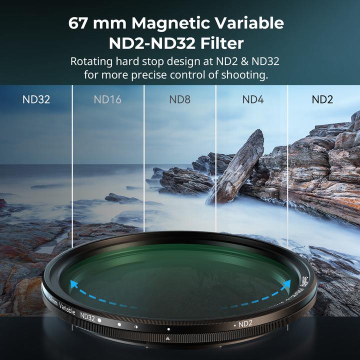 Actual product image SmallRig 5-in-1 Attachable Filter Kit (67 mm, Black Mist Filter, 67 mm)