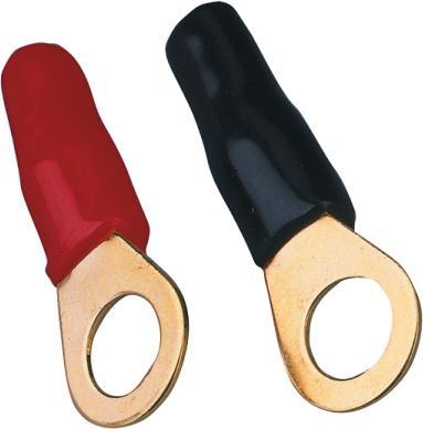 Goldline Ringöse 50 mm 8,4 mm 1 x rot / 1 x schwarz