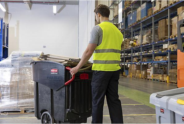 Image du produit Rubbermaid Collecteur de déchets mobile Mega BRUTE®, capacité 400 l, h x l x p 1080 x 700 x (400 l)