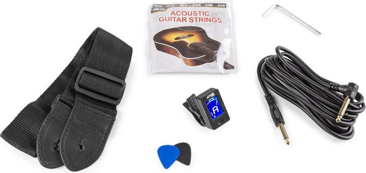 Produktbild Max Westerngitarre ShowKit (Halbakustik Gitarren Set, Palisander, Linde)