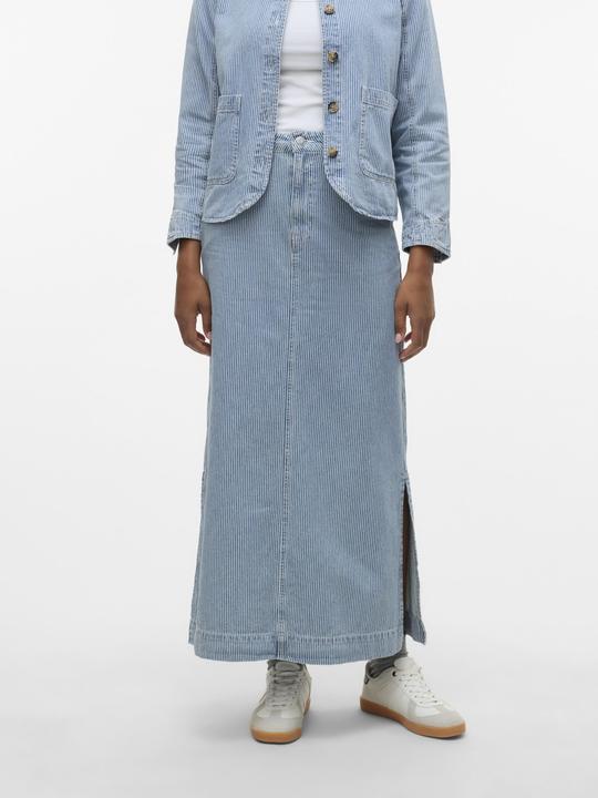 Actual product image Vero Moda VMBIRKLEY Mittlere Taille Langer Rock Jeansrock (L)