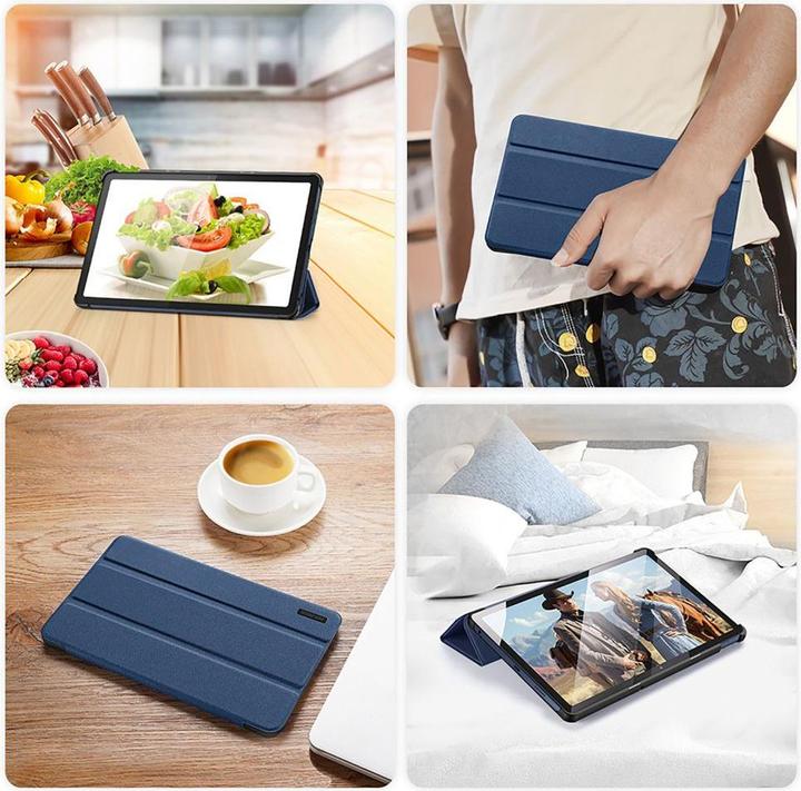 Produktbild Dux Ducis Domo Smart Sleep Case für Lenovo Tab M10 10,6" Tablet – Blau (Lenovo Tab M10)