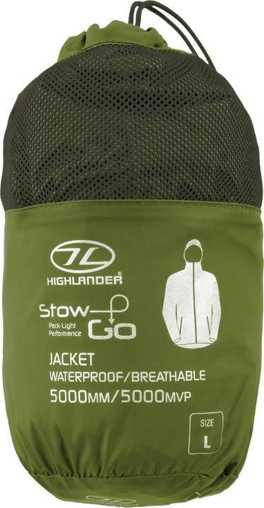 Immagine prodotto Highlander Stow & Go Olive Packaway Jkt - M (M)