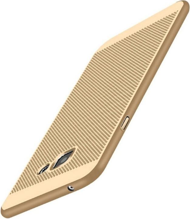Produktbild König Design Handyhülle für Samsung Galaxy A3 (2017) Schutzcase Backcover Bumper Etuis Gold (Samsung Galaxy A3 (2017))
