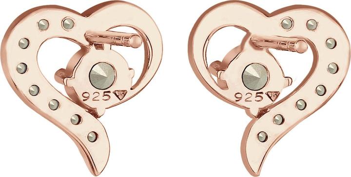 Immagine prodotto Elli Orecchini Cuore Amore Cristalli Argento 925 Darling (Cristallo di vetro, Argento 925)