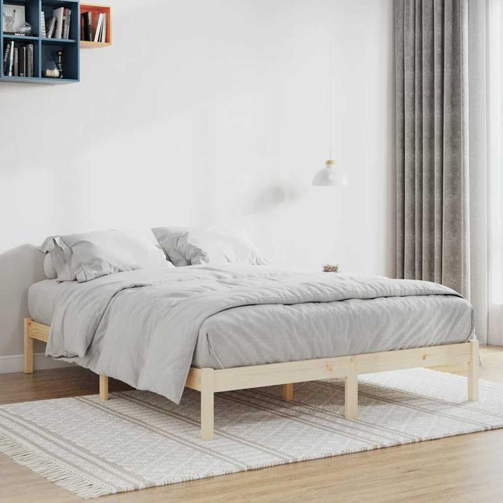 Image du produit VidaXL Bett ohne Matratze Kiefer (193 x 203 cm)