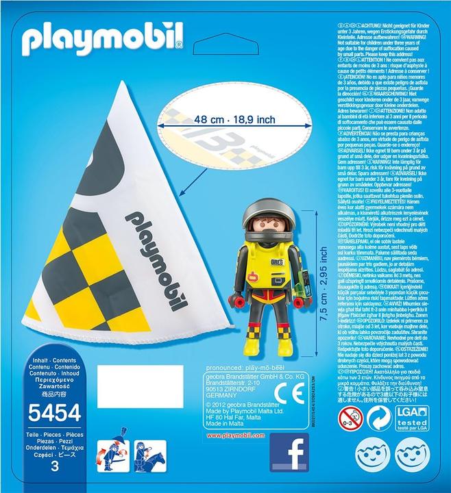 Produktbild Playmobil Fallschirmspringer Greg (5454, Playmobil Sports & Action)