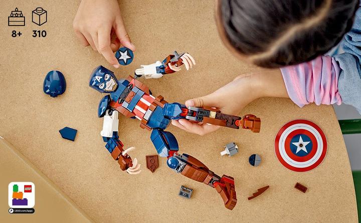 Produktbild LEGO Captain America Baufigur (76258, LEGO Marvel)