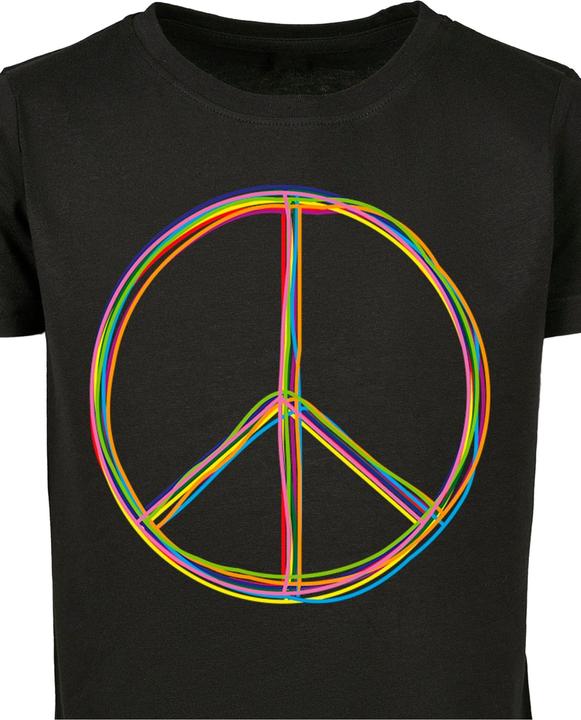 Produktbild Merchcode Girls Peace - Multicolor Short Sleeve Tee - 167905 (134, 140)