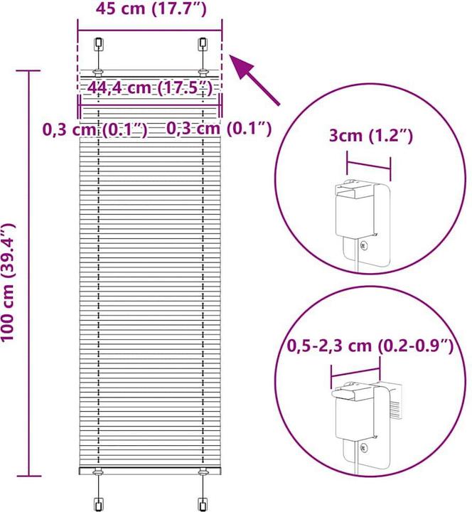 Actual product image VidaXL Marjka (45 x 100 cm)