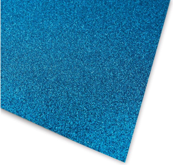 Produktbild Ursus Glitzerkarton A4, 300 gm2, 10 Blatt, Türkis (330 g/m², 10 x)