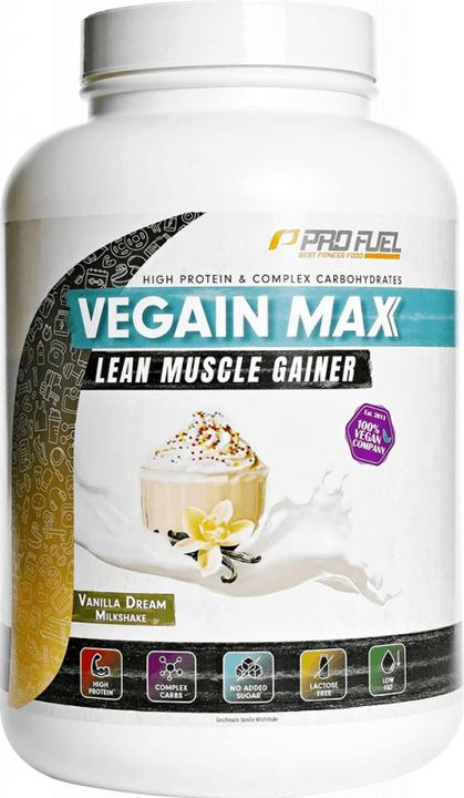 Produktbild ProFuel VEGAIN MAX Gainer (Vanilla Milkshake, 1 Stk., 3320 g)