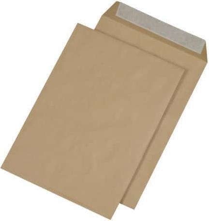 Produktbild Mailmedia Versandtasche B4 haftklebend, ohne Fenster, braun (1 x)