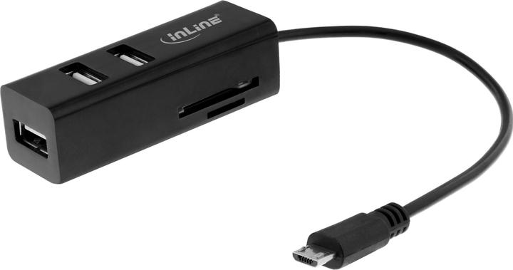 Immagine prodotto InLine Lettore di schede OTG e HUB (USB 2.0)