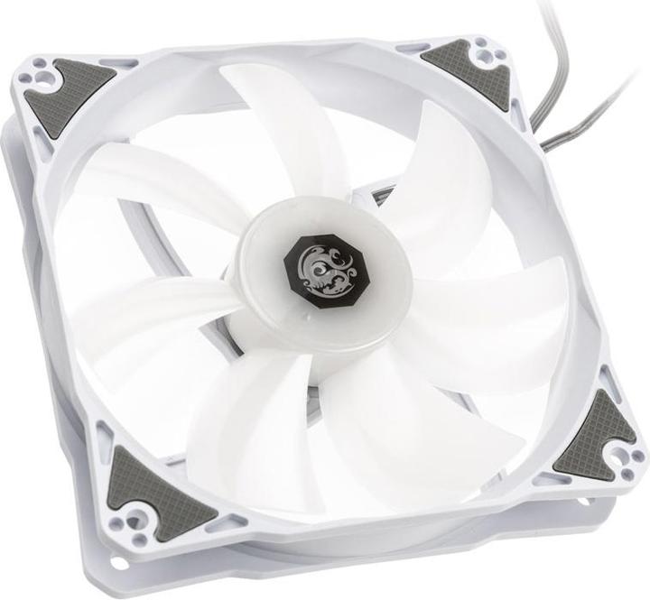 Productafbeelding Bitspower Notos RGB PWM ventilator, 120mm - wit, 5-delig (120 mm, 5 x)