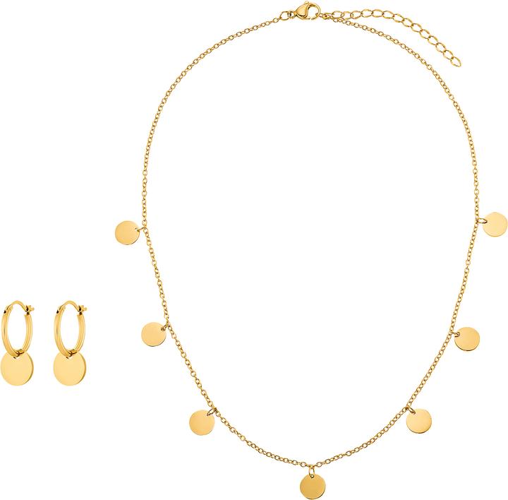 Immagine prodotto Heideman Cerchi incastonati di colore argento (100% acciaio inossidabile)