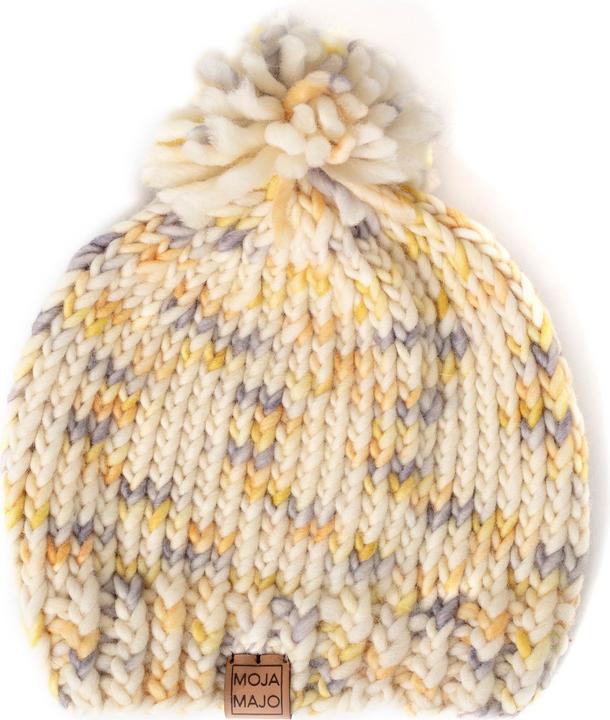 Image du produit Moja Majo Bonnet de laine pour enfants Marcy One Size, Jaune Chiné
