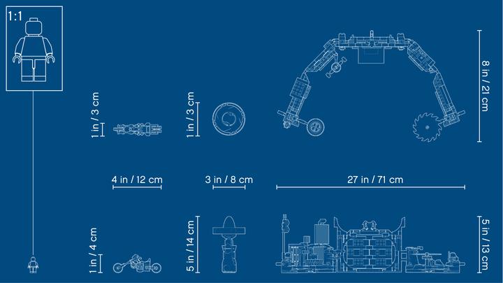 Actual product image LEGO Headquarters of the motorcyclists (70640, LEGO Ninjago)