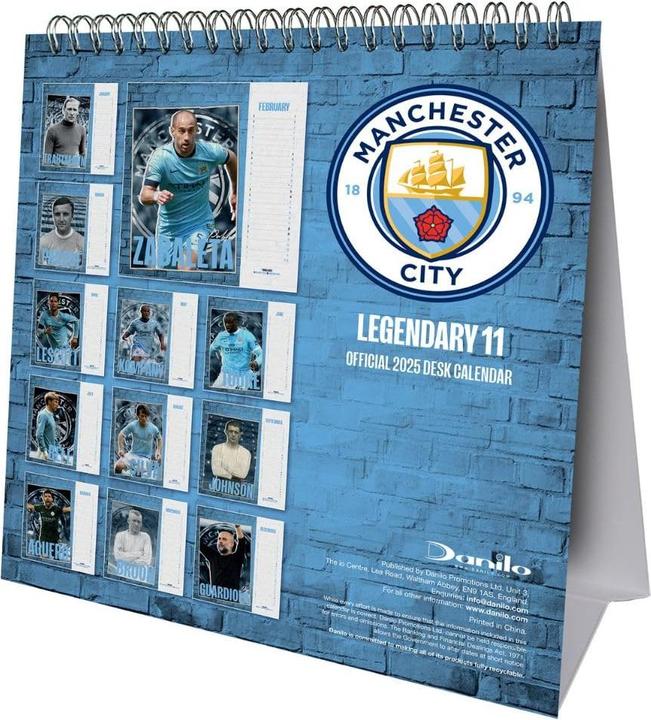 Image du produit Manchester City FC - Calendrier de bureau (Allemand)
