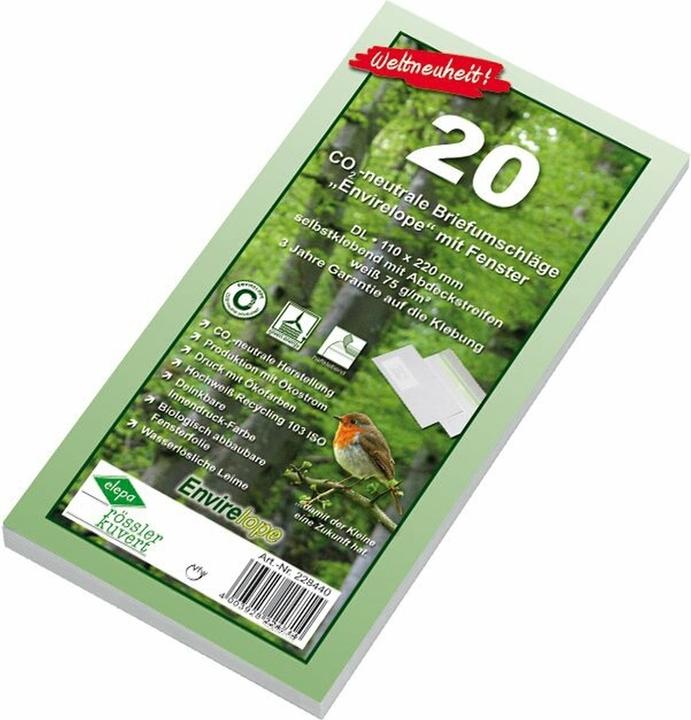 Produktbild Elepa Couvert mit Fenster links (C5, C6, 20 x)