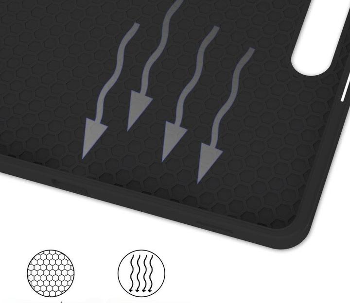 Immagine prodotto Cover-Discount Galaxy Tab S9+ / S9 FE+ - Custodia intelligente in silicone nero (Galaxy Tab S9+, Galaxy Tab S10+, Galaxy Tab S9 FE)