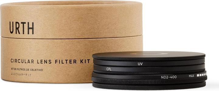 Produktbild Urth 37mm UV, Circular Polarizing (CPL), ND2 400 Lens Filter Kit (UV-Filter, 37 mm)