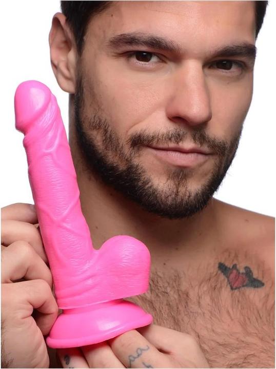 Image du produit Pop Peckers Poppin Dildo 16.5 cm - Pink