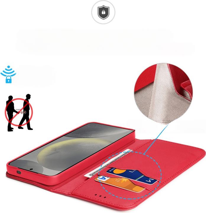 Produktbild Dux Ducis Hivo Series Leder Bookcover Hülle (Samsung Galaxy S25)