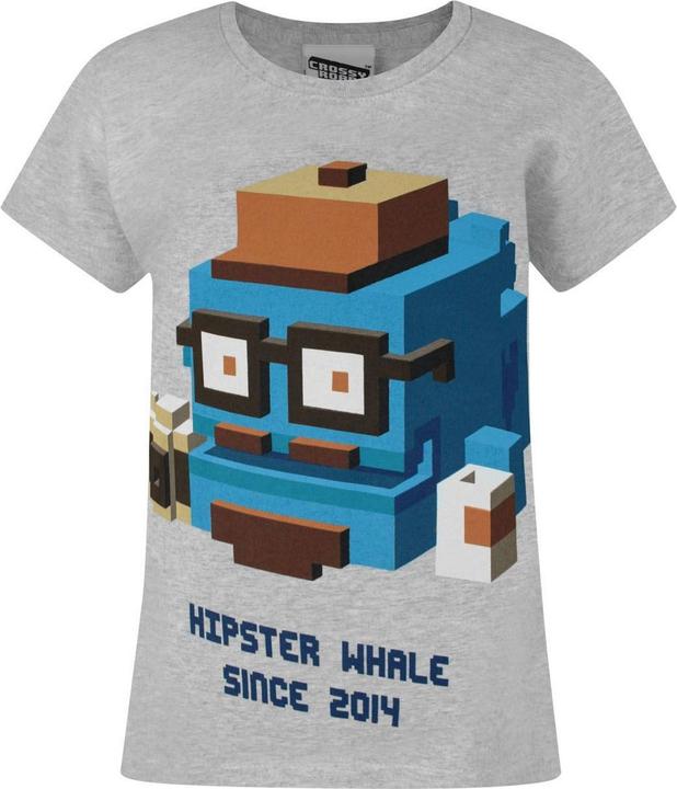 Crossy Road Mädchen Official Hipster Whale TShirt