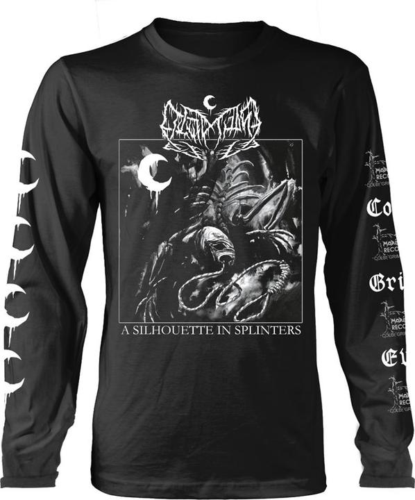 Universal Textiles Leviathan Unisex Erwachsene Silhouette Langarm T-Shirt, Schwarz, L (L)