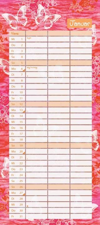 Produktbild Tapetenwechsel 2025 - Kalender für zwei - Notizkalender - Partner-Planer - Format 22 x 49,5 cm (22 x 49 cm, Deutsch)