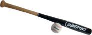 Actual product image Tactic Bex Sunsport baseball bat with ball, 71 cm (27.95")
