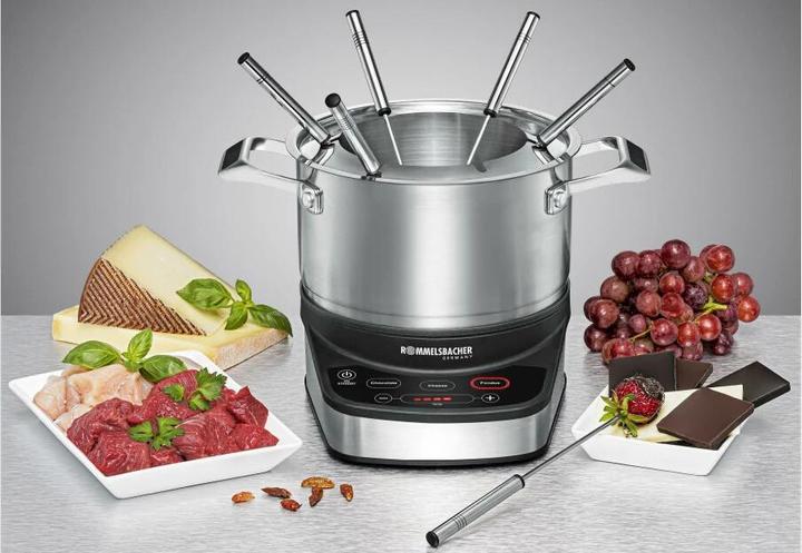 Image du produit Rommelsbacher All-in-One 20.F 1200 (Fondue au fromage, Fondue bourguignonne, Fondue chinoise, Fondue au chocolat)
