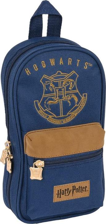 Rucksack mit Federtaschen Magical Braun Marineblau (12 x 23 x 5 cm)