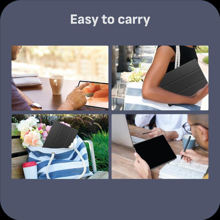 Actual product image Cazy Premium Smart Cover Compatible with Samsung Galaxy Tab S7 FE - Protective Case Cover - Automatic (Galaxy Tab S7 FE)