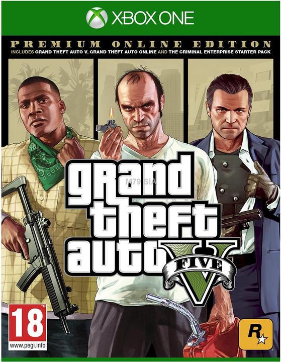 Produktbild Rockstar Take-Two Interactive Grand Theft Auto V: Premium Online Edition, Xbox One (Xbox One S, EN)