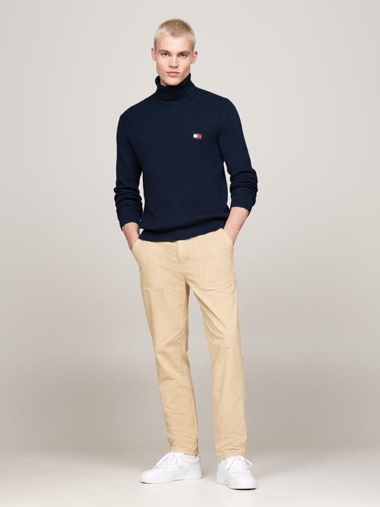 Immagine prodotto Tommy Hilfiger Tommy Jeans Slim Fit Coltrui met wol - Donkerblauw - Maat L (L)