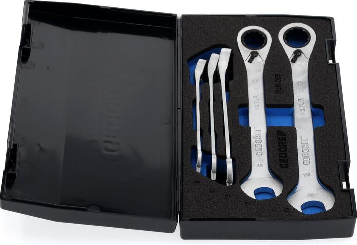 Actual product image Gedore Combination ratchet wrench set (9 mm, 16 mm, 18 mm, 11 mm, 12 mm, 17 mm, 15 mm, 13 mm, 19 mm, 8 mm, 10 mm, 14 mm)