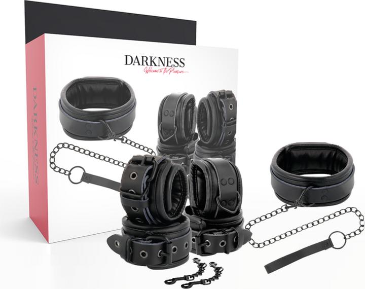 Productafbeelding Darkness Leer en handboeien Zwart